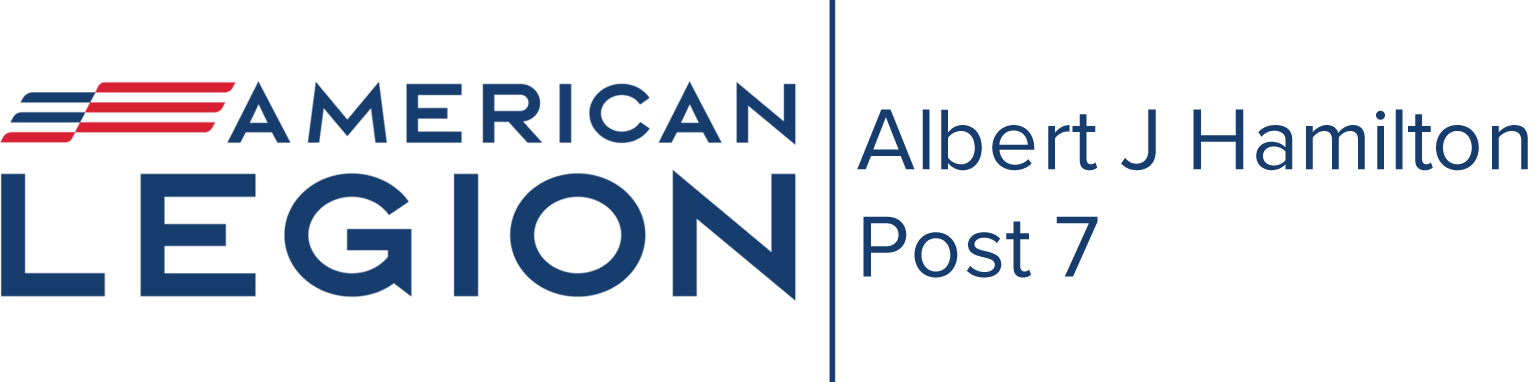 American Legion Albert J Hamilton Post 7 logo